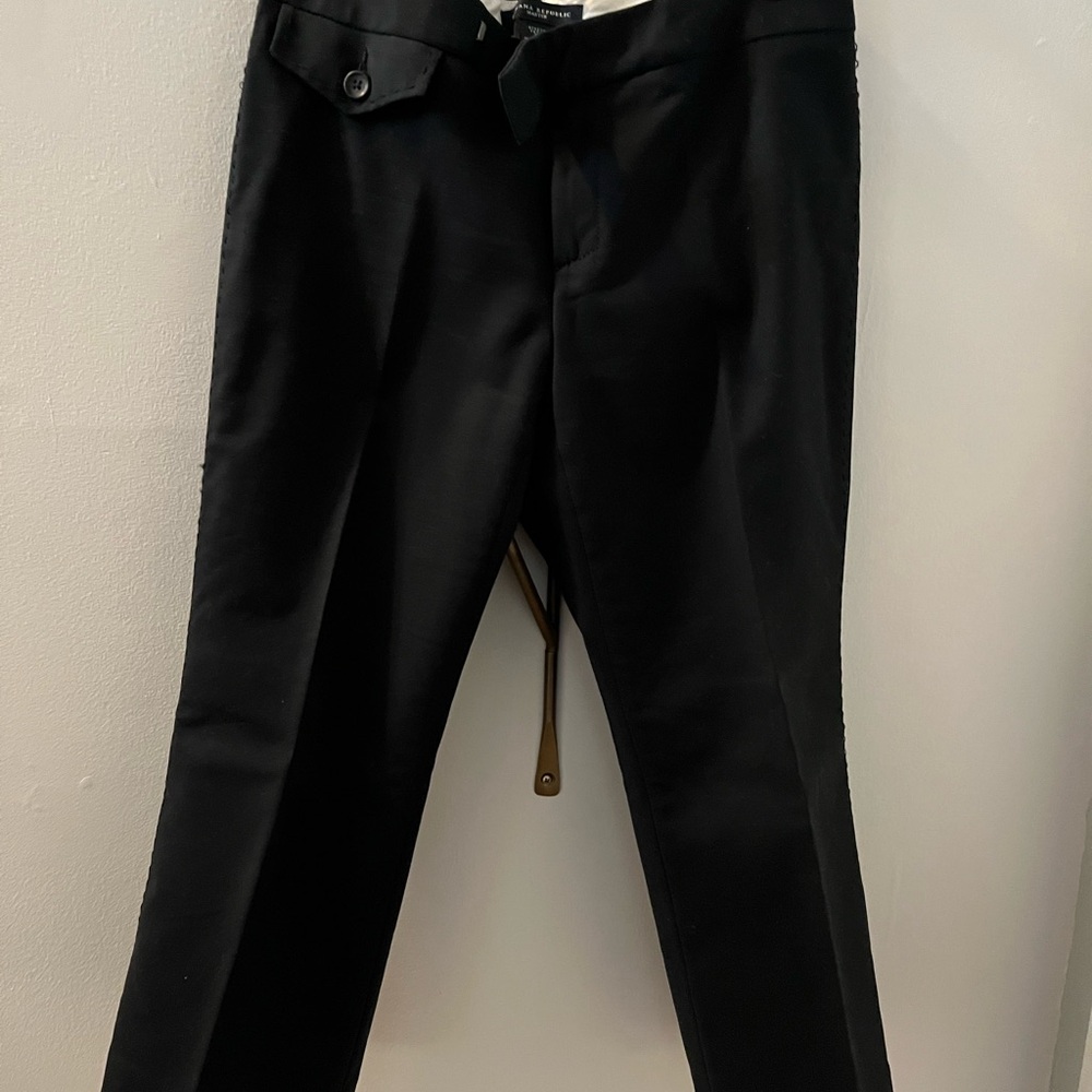 Banana Republic Martin Stretch 6P Black Pants